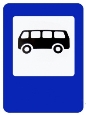 Остановка автобуса знак